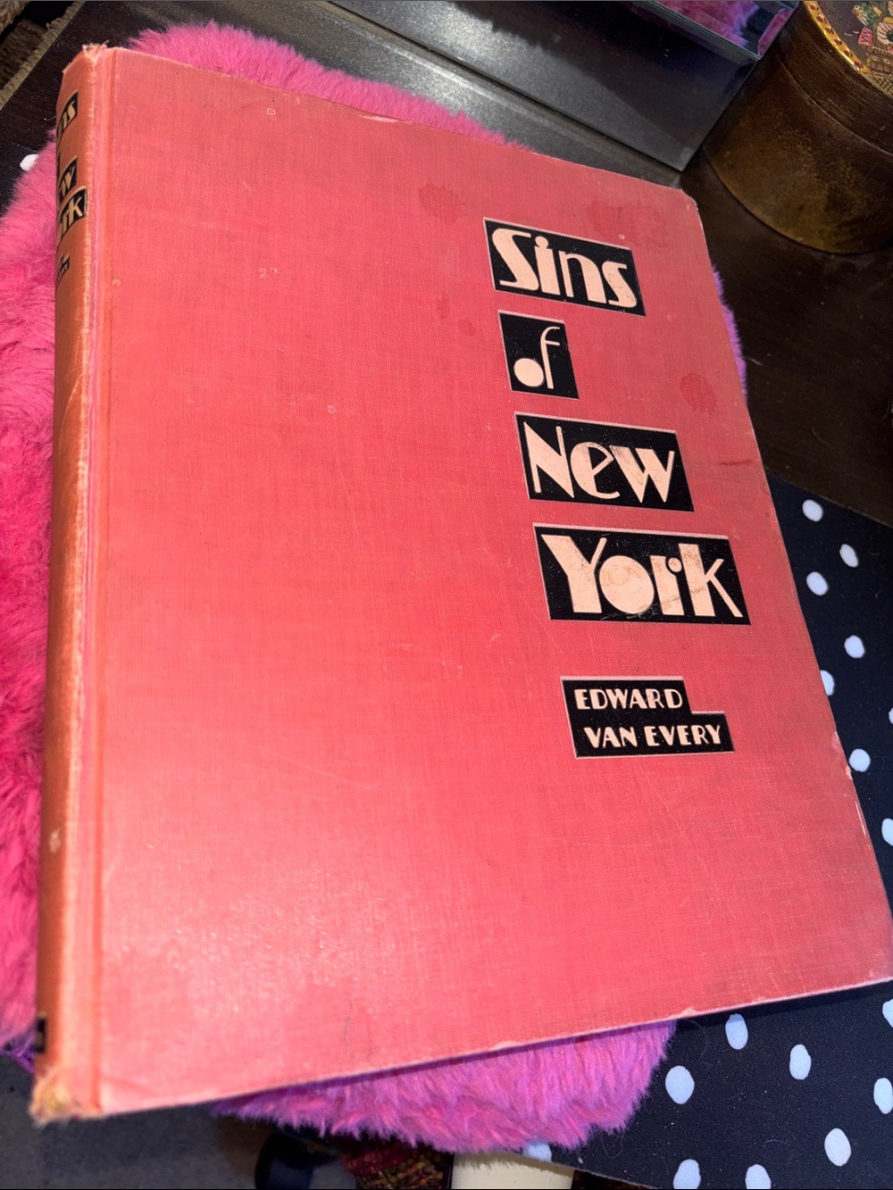 1930 first edition copy of Sins of New York: As "Exposed" by the Police Gaze